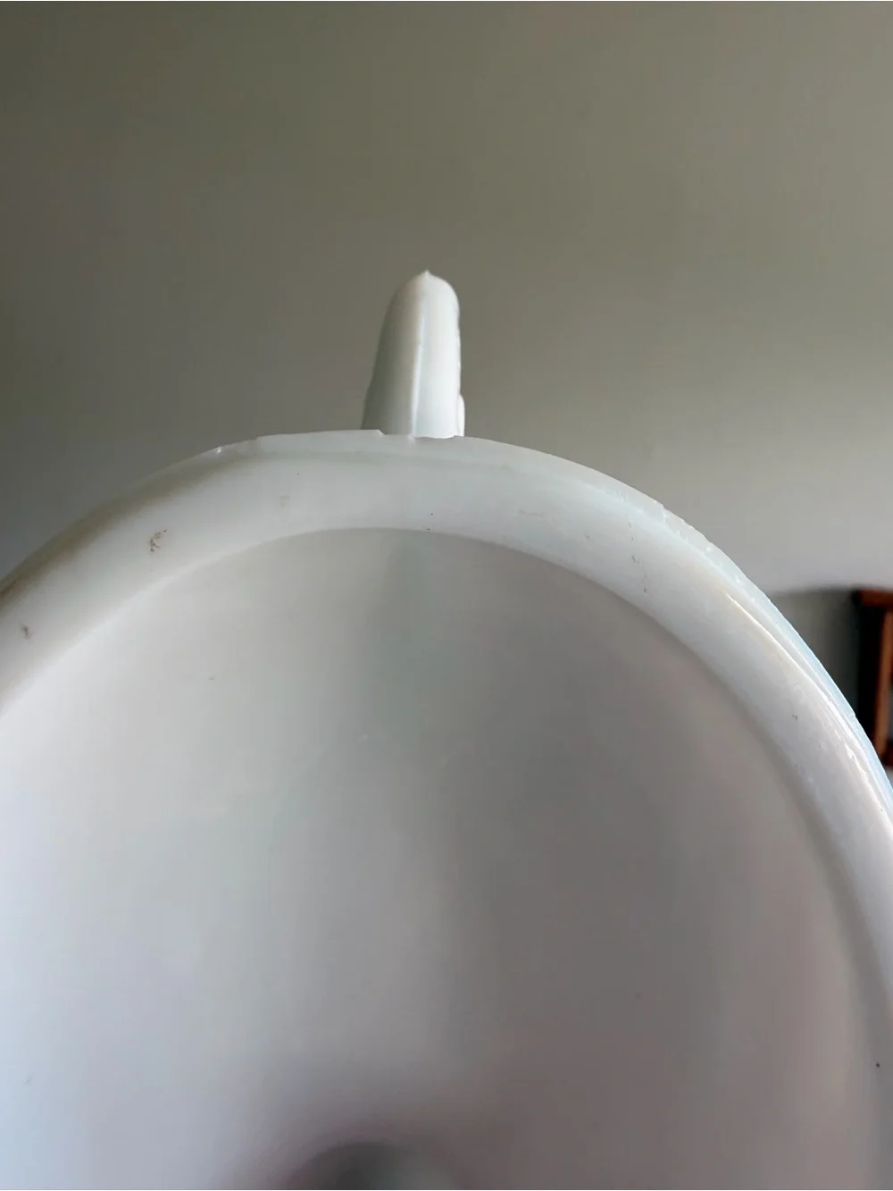 Indiana Glass White Milk Glass Hen on nest TOP ONLY - Picture 3 of 6